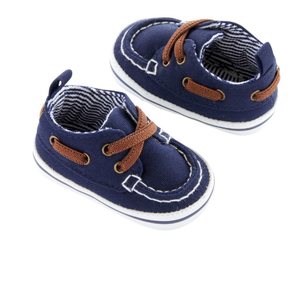 Baby Boy Carter’s Boat Shoe Crib Shoes